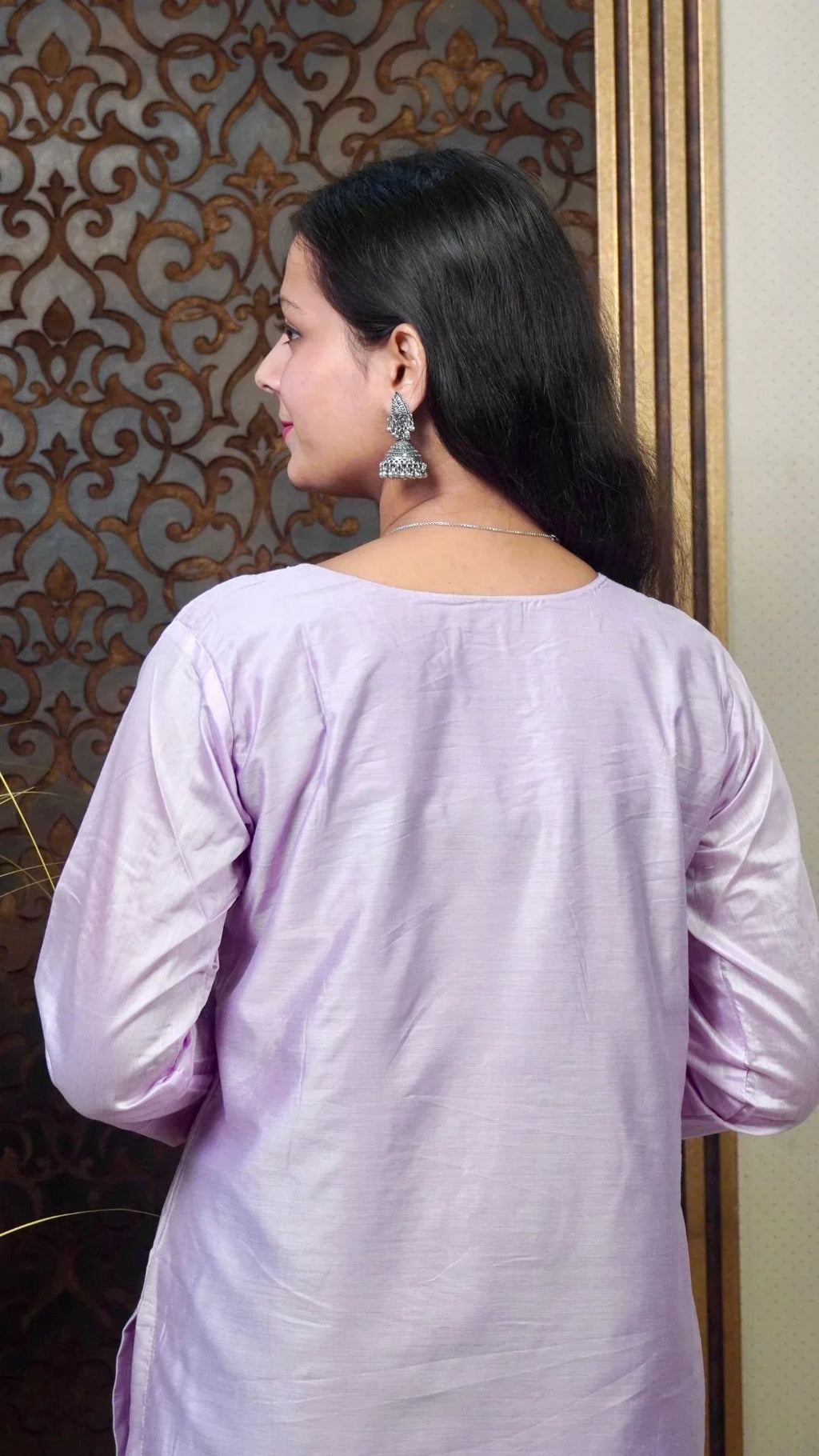 Purple Heavy Organza Dupatta – Royal Grace in Luxurious Silk