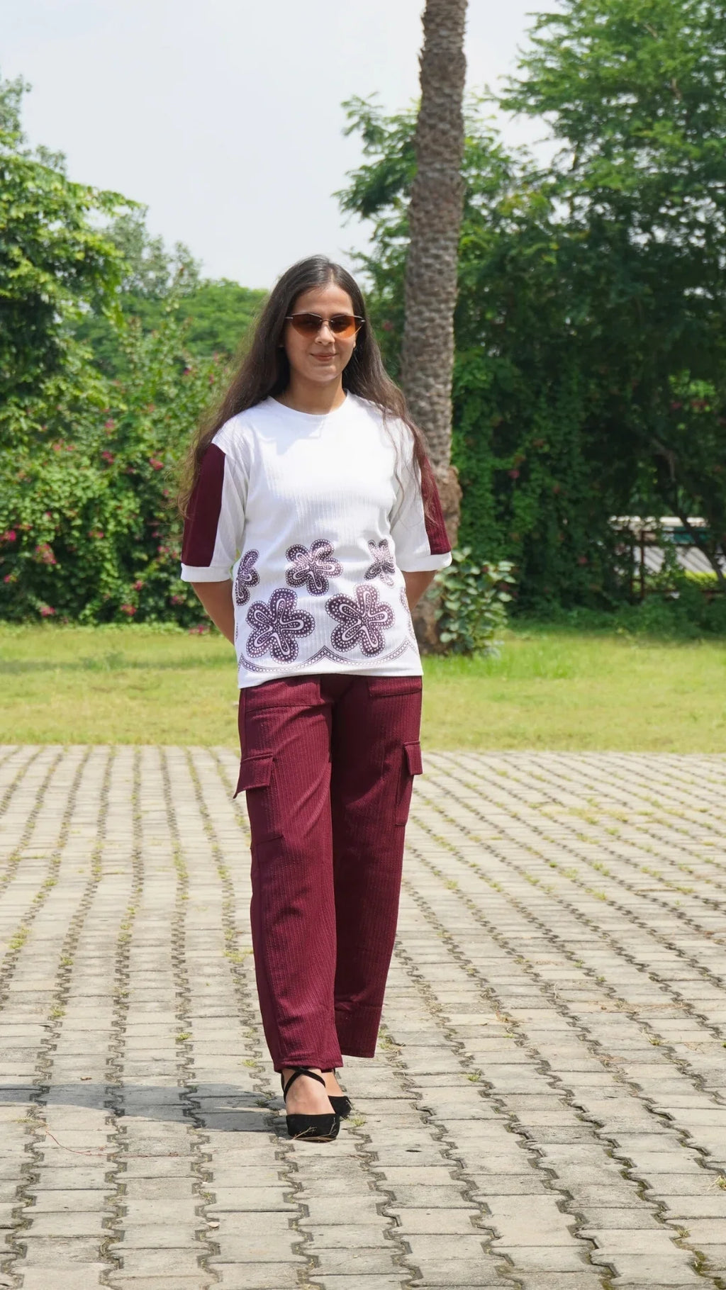 Floral Blush Co-Ord Set – Effortless Charm in Breathable Comfort