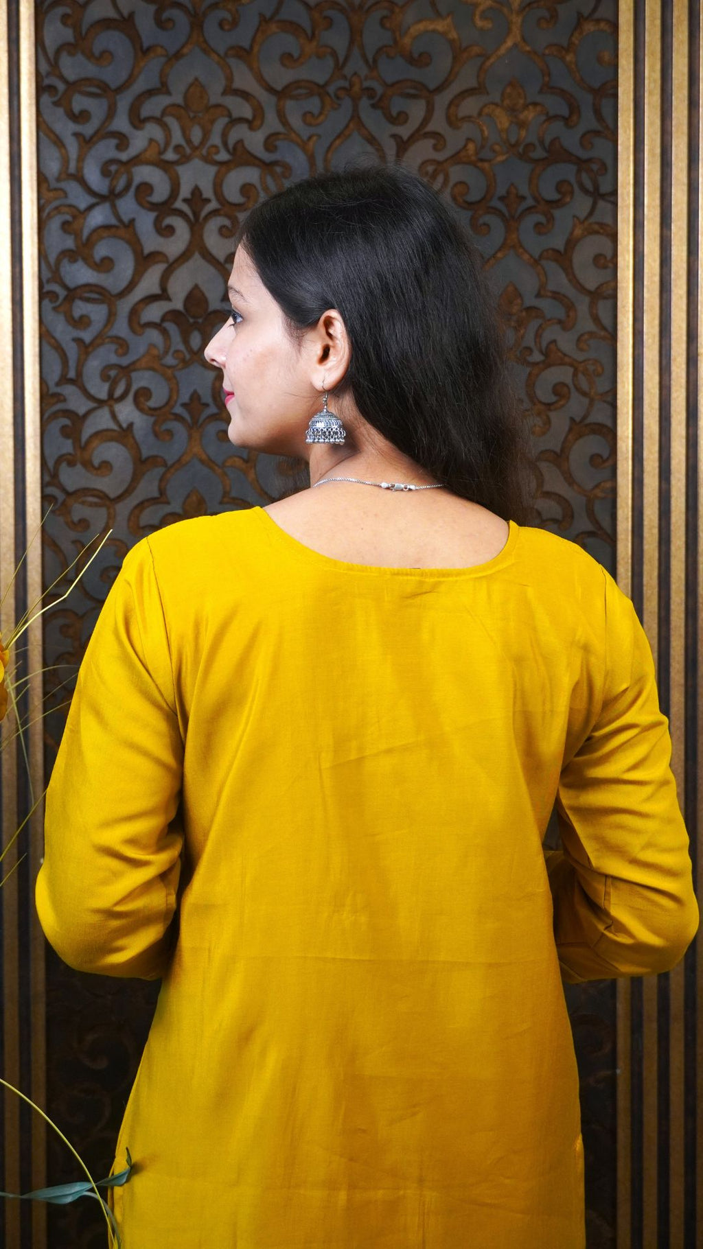 Mustard Heavy Silk Dupatta set – Radiant Elegance in Lush Silk