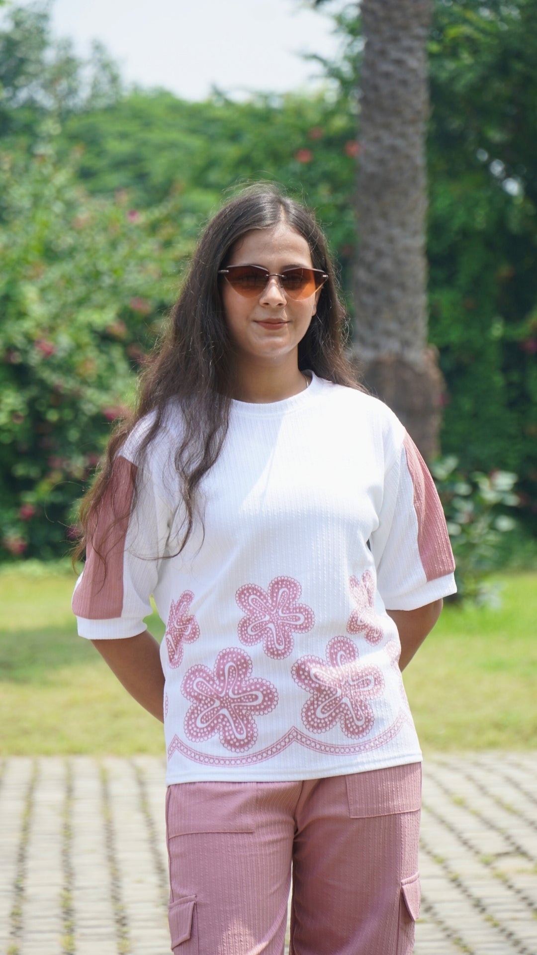Floral Blush Co-Ord Set – Effortless Charm in Breathable Comfort