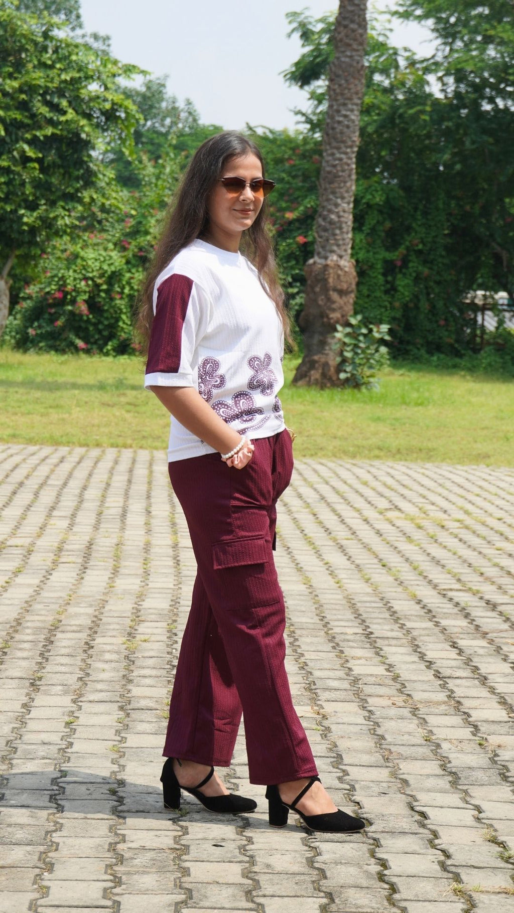 Floral Blush Co-Ord Set – Effortless Charm in Breathable Comfort